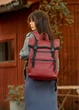 Женский рюкзак рол Sambag Roll Top Zard бордо 41 x 30 x 16 см (24238005) - изображение 5