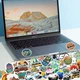Глянцеві водостійкі стікери для будь-якої поверхні Sticker Boom набір із 100 штук AA37 - изображение 6