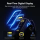 Сетевое зарядное устройство для 100W Baseus PicoGo AE21 GaN Digital Display Fast Charger PD 3.0/QC 4 быстрая зарядка для ноутбука три порта 2×USB Type-C + USB-A + кабель Type-C 1.5м (E0121B) Black - изображение 7
