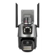 Камера видеонаблюдения WiFi поворотная двойная PIX-LINK DRW123P IP-камера с датчиком движения Black (18894) - изображение 2