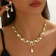 Женский комплект украшений No brand 2431 золотистый - изображение 1