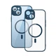 Протиударний Чохол Baseus Frame Series Magnetic Case+Glass 0.22mm для iPhone 14 ARJT020003 Blue - зображення 2