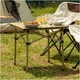 Стіл розкладний туристичний Folding table 52 х 52 х 51 см (MH-5507) Бежевий - зображення 2