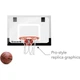 Баскетбольний міні-щит SKLZ Pro Mini Hoop XL з кільцем, м'ячем і сіткою - 58х40 см - изображение 8