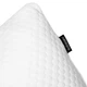 Подушка ортопедическая ARDESTO Белая Sleepwell Warm&Cold Измельченная пена мемори 60х40 см (ART6040SWC) - изображение 6