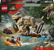 Zestaw klocków LEGO Jurassic World Ucieczka rzeką przed tyranozaurem 199 elementów (76975) - obraz 1