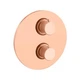 Термостат для душу на 3 споживача Paffoni Light brushed copper LIQ019RMSP - зображення 1