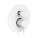 Змішувач для ванни/душу на 2 споживача Paffoni Light white matt LIG018BO - зображення 1