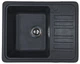 Кухонная мойка Adamant Small 570x455x180 чёрный 80223 - изображение 1