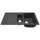 Кухонна мийка Adamant New Line Plus 975x495x235 графіт 513223 - зображення 2