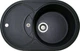 Кухонная мойка Adamant Shell 770x495x200 чёрный 147223 - изображение 1