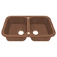 Кухонная мойка Adamant Twins 765x470x190 terra-cotta 306223 - изображение 2