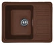 Кухонная мойка Adamant Small 570x455x180 mokko 448223 - изображение 1