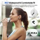 Багатофункціональні навушникик з сенсорни екраном QXUFV, Bluetooth 5.4, активне шумозаглушення, водозвхист ІРХ7, 5 режимів звучання, до 55 годин роботи, швидка зарядка - зображення 5