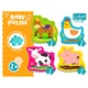 Пазли Trefl Животные на ферме 4в1 Baby classic 36070 - изображение 2