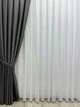 Готовая штора блекаут, цвет темно-серый, 200см Х 280см на тесьме 6см (20846-330-T44) - изображение 3