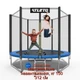 Батут дитячий з сіткою та драбинкою 312 см Atleto 20001001 - изображение 1