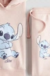 Дитячий спортивний костюм для дівчинки (худі + штани) з принтом Stitch H&M 110 см Рожевий 1318460 (4821000406595) - зображення 2