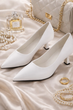Туфли с острым носком на низком каблуке Meideli Женские Белый 36 (23 cм) (f976 white) - изображение 5