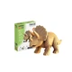 3D Пазл Конструктор Картонный Cartonic Трицератопс Динозавр (Triceratops Collectible) 105 деталей - изображение 6