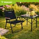 Складаний стілець чорний Trizand 27552 - изображение 9