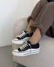 Універсальні кеди в стилі Vans Lilin Жіночі Чорно-білий 41 (26,5 см) (G610 black-white) - зображення 6