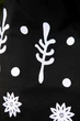 Современная женская вышитая рубашка Нежный цветок V-3802 лен (S)80-84 черная (3820411142) - изображение 5