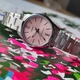 Жіночий годинник Casio LTP-V005D-4B сталевий браслет рожевий циферблат - зображення 4