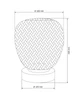 Настільна лампа Goldlux 329226 Zanzibar E27 1x20W IP20 чорна - изображение 5