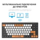 Клавиатура OfficePro SK955B Wireless/Bluetooth Black (SK955B) - изображение 2