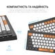 Клавиатура OfficePro SK955B Wireless/Bluetooth Black (SK955B) - изображение 9