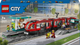 Zestaw klocków LEGO City Tramwaj miejski ze stacją 811 elementów (60423) - obraz 1