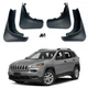 Бризковики для Jeep Cherokee 2018-2024, комплект 4 шт. Benke - зображення 1