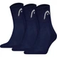 Носки Head ALL SPORTS TRAINING SHORT CREW 3P темно-синие (3 пары) 43-46 701229016-003 - изображение 1
