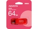 USB флеш накопичувач ADATA 64 GB UV240 USB 2.0 Red (AUV240-64G-RRD) - изображение 3