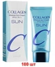 100 шт Сонцезахисний крем для обличчя Enough Collagen Moisture Sun Cream SPF50+/PA+++, 100шт х 50г Термін до 02.07.2026 - зображення 2