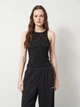 Майка женская ONLY 15368917 XL Black (5715866574644) - изображение 1