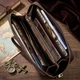 Мужской кожаный клатч для карт купюр и документов SHVIGEL bg191fash21 Коричневый - изображение 4
