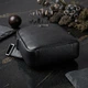 Сумка кросс боди через плечо мужская из натуральная кожи Vintage leather-14973 Черная - изображение 14