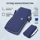 Женский кошелек клатч из натуральной кожи для карт и купюр ST Leather bg194fash31 Синий - изображение 3