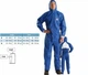 Защитный рабочий комбинезон 3M 4532 L Синий - изображение 5