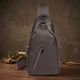 Шкіряна чоловіча сумка через плече для документів та міста Vintage bg149fash52 Коричнева - зображення 1