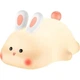 Портативний нічник Hoco HX16 Silicone Rabbit lamp 2W, 1200mAh, 7 годин роботи, 3 режима яскравості, таймер White - зображення 1