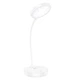 Настільна LED лампа Hoco HX14 Портативна лампа 800mAh*2, 5W, 6500K, 3000K, 4500K White - зображення 1