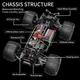Машинка на радіокеруванні KF18 — баггі 1:14 4WD з безколекторними двигунами, металевою трансмісією та LED підсвічуванням, швидкість до 75 км/год, керування до 120 м, до 22 хвилин роботи, червоний - зображення 8