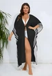 Туніка-халат для пляжу Z.Five 302994 чорний (стегна 105-108 см) 50 (XL) - зображення 1