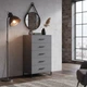 Комод із 5 ящиками Ascet ART IN HEAT Графіт 60х108х42,5 см - зображення 3