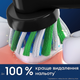 Насадки сумісні з електричною зубною щіткою Oral-B Cross Action 4 шт black - зображення 5