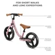 Беговел Kinderkraft Space Dark Pink (KRSPAC23PNK0000) - изображение 5
