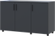 Комод Doros Торн Антрацит 3 ДСП 135х51.6х80 (41510173) - изображение 1